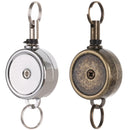 ID Name Card Anti-Lost Clip Badge Holder Key Ring Retractable Lanyards