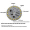 12W Remote LED Control Panel Round Solar Ceiling Lighting Circular Lamp Board
