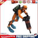 Diver Fish Tank Ornaments Aquarium Floating Landscape Decoration (Orange)