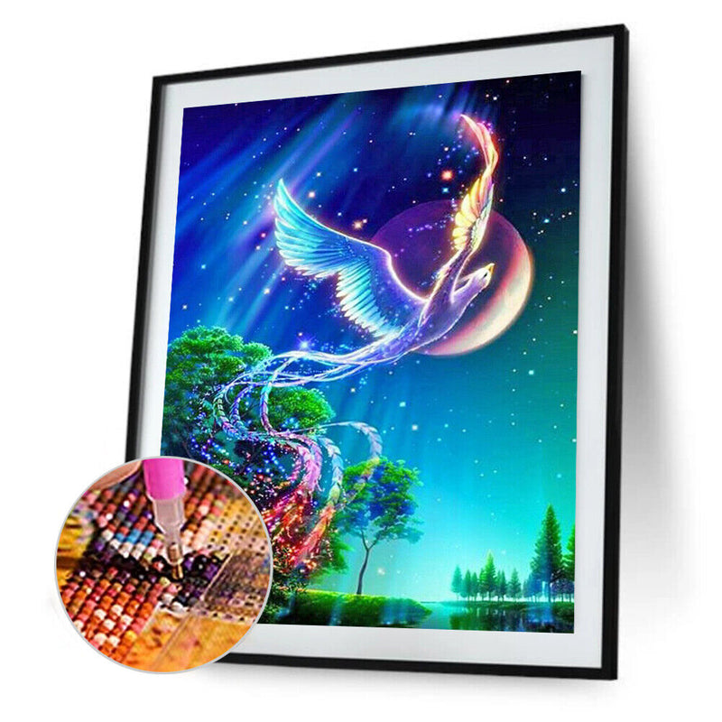 5D Diamond Painting Kit Animal Full Round Drill DIY Mosaic Wall Art Crafts Se
