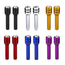 Bling Car Door Lock Knob Aluminum Door Lock Knob Pull Pin 2 Pack (Blue)