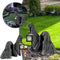 Witch Lantern Ghost Sculpture Ground Reaper Halloween Witch Ornament Statue