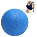 TPE Lacrosse Ball Sports Yoga Muscle Relax Roller Fitness Massage(Blue) Newly