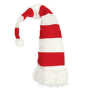 Funny Party Hats Christmas Hats Long Striped Felt Plush Hat Theme Elf W3C6