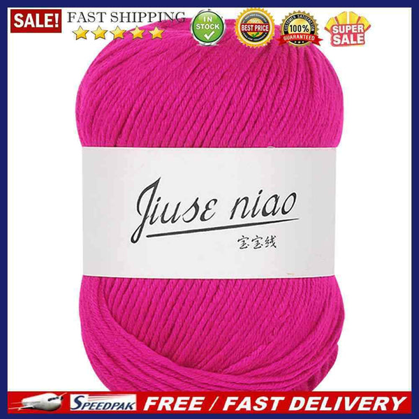 50g/roll Cotton Thin Yarn for Crochet Stitching Knitting Soft DIY Baby Thread