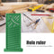 Woodworking Scribe Mark Line Gauge Cross-Out Carpenter Angle Ruler (Green) Newly