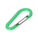 #A 6pcs Outdoor Camping Carabiner Clips Hiking Mountaineering Buckle Gadgets