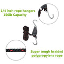 Kayak Canoe Bow Stern Tie Down Strap Adjustable Rope Hanger hook Tent Sling E6E5