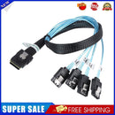 Cabledeconn G0101 MINI SAS 36P SFF 8087 to 4 SATA 7P Splitter Cable Cord
