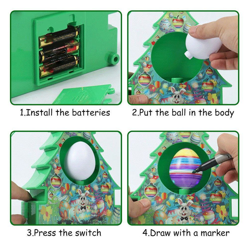 Electric Painting achine Rotate Drawing Ball Pen Magic Tree Christmas Tree DIY