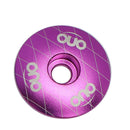 OUO Bicycle Stem Top Cap Headset Cover with Screw Fork Ring Spacer (Purple)