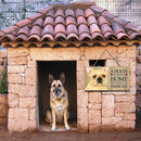 Door Sign Wood Lovely Dog Pattern Hanging Plaques for Dog House Decor Suppl