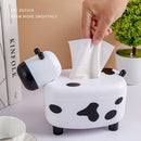 2 in 1 Cute Calf-Shaped Tissue Box Toothpick Box Home Creative Tissue Container