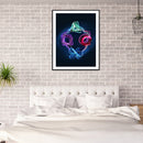 5D Diamond Painting Kit DIY Abstract Game Full Round Drill Mosaic Pictures
