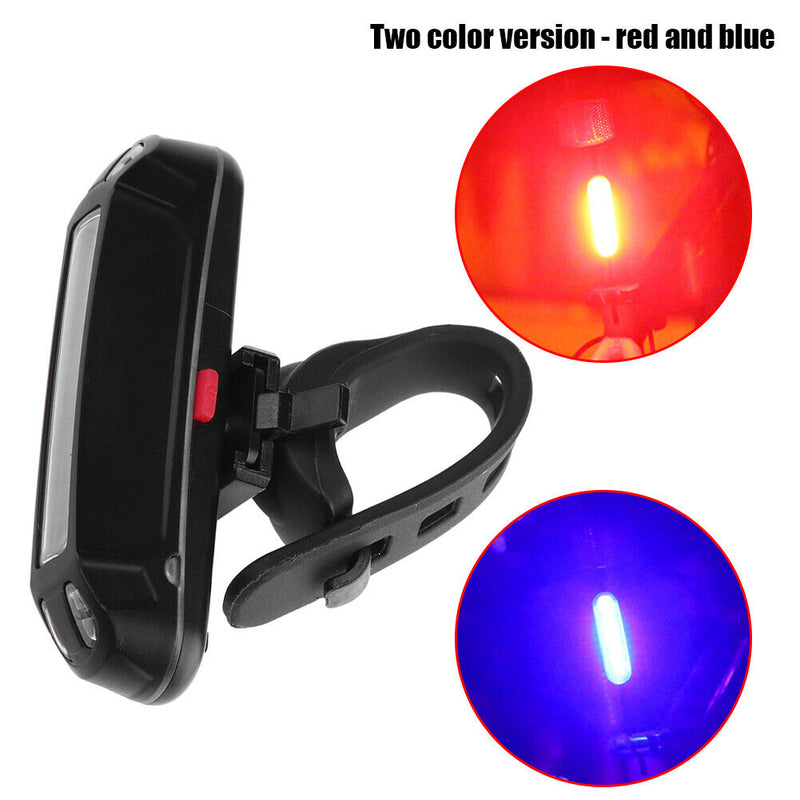 LED Mountain Bicycle Taillight Night Ridding Rear Lights (Red Blue Light) Newly
