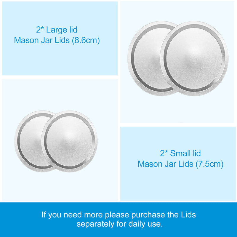 Mason Jar Sealer - Rechargeable Full Automatic Jar Vacuum Sealer Attachment