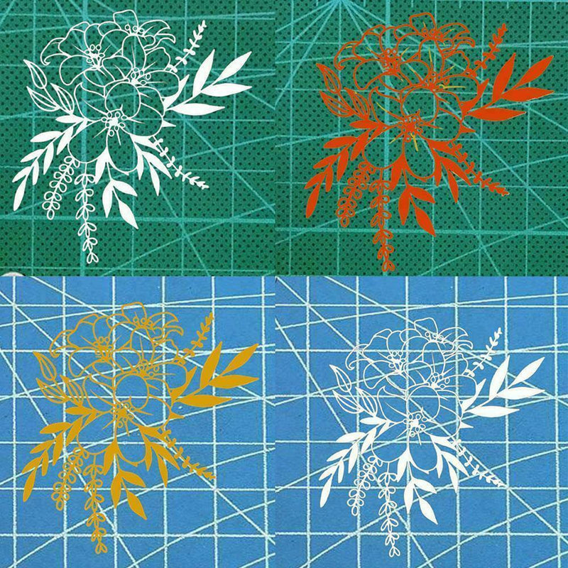 Flower Leaves DIY Metal Cutting Dies Stencil Scrapbooking Embossing