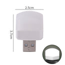 Mini USB Plug Lamp Computer Mobile Power Reading Book Light (White 1pc) Newly