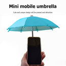 Creative Mini Parasol Riding Cell Phone Holder Sun Shade Riding Accessories
