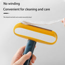 Portable Lint Remover Pet Hair Dust Brush Home Clothes Shaver (Yellow Blue)