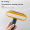 Portable Lint Remover Pet Hair Dust Brush Home Clothes Shaver (Yellow Blue)