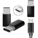 Micro USB to Type C Adapter Converter Micro-B to USB-C Connector W3R5 7Y6R