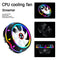 PC Computer Case Fan RGB LED Quiet 100mm Air CPU Cooler for Intel AMD Newly