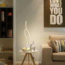 18W LED Table Lamp Spiral Acrylic Bedside Lamp Night Light (EU Warm White)