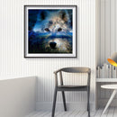 5D Diamond Painting Tree Wolf Shadow Full Round Drill DIY Wall Art Crafts Gifts