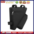 1.2L Triangle Mountain Bike Bag Front Tube Frame Pouch with Water Bottle Pock