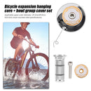 LEBYCLE bike headset stem top cap compression plug star groove front fork steerer