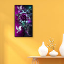 Full Drill Round Rhinestone Drawing DIY 5D Mosaic Cross Rose Painting Kit G
