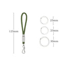 Anti Lost Keychain Lanyard Key Rings Parachute Cord Carabiner (Army Green) Newly