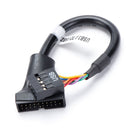 20 pin Male to 9 pin Female USB 3.0 to USB 2.0 For Computer Motherboard Header