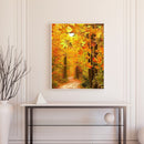 Autumn Maple Forest Diamond Painting Kits Full Round Drill Wall Decor Art Craft
