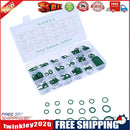 265pcs Universal 18 Size Car Air Conditioner O Ring Seal Circle Kit (Green)