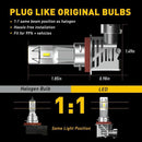Hi/Low Kit Beam H11 H8 H9 Turn Signals Headlight Driving Bulb DRL Car Fog Light