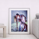 5D DIY Couples Full Round Drill Diamond Painting Rhinestone Mosaic Wall Craft