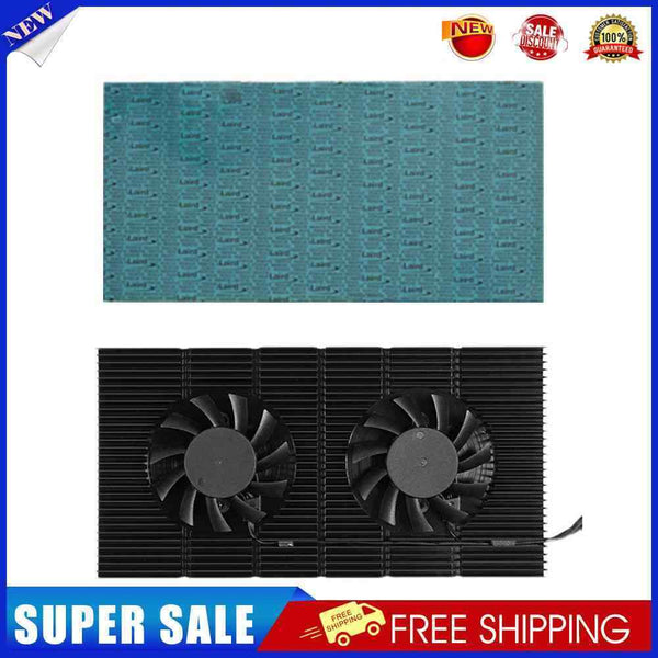 GPU Backplane Radiator for RTX 3090 3080 (Laird 700 Set 1mm Thermal Pad)