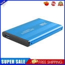 3TB USB 3.0 Hard Disk Enclosure 2.5 inch SATA HDD SSD Mobile Case (Blue)