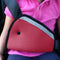 Kids Car Safe Fit Seat Belt Adjuster Baby Triangle Safety Device (Wine Red)