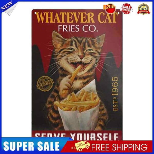 #A Rooster Plate Metal Tin Sign Plaque for Bar Pub Club Garage Wall Home Decor