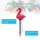 Pool Floating Thermometer Cute Cartoon Flamingo Shaped Temperature Gauge