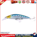 Minnow Fishing Lures 10.5cm 25.4g Sinking Artificial Wobbler Bait (Blue) Newly