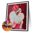 DIY Part Drill Special-shaped Diamond Painting Elegant Lady Mosaic (Y030) Newly