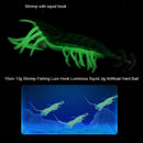 10cm 13g Fishing Lure Artificial Hard Bait Luminous Squid Hook Fishing Tackle