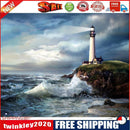 Lighthouse Drawing Frameless DIY Oil Paint by Numbers Canvas Home Decor Kit