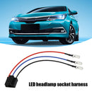 Car LED Headlight Socket Wiring Harness Female Connector Adapter Cable for H4