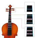 2pcs Violin Fiddle Finger Position Marker Tapes Fingerboard Stickers (4/4) Newly