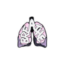 Oil Badge Cartoon Clothes Lapel Pin Brooch Brain Lung Enamel Pins Anatomy Heart